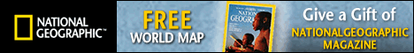 FREE World Map with National Geographic subscripti